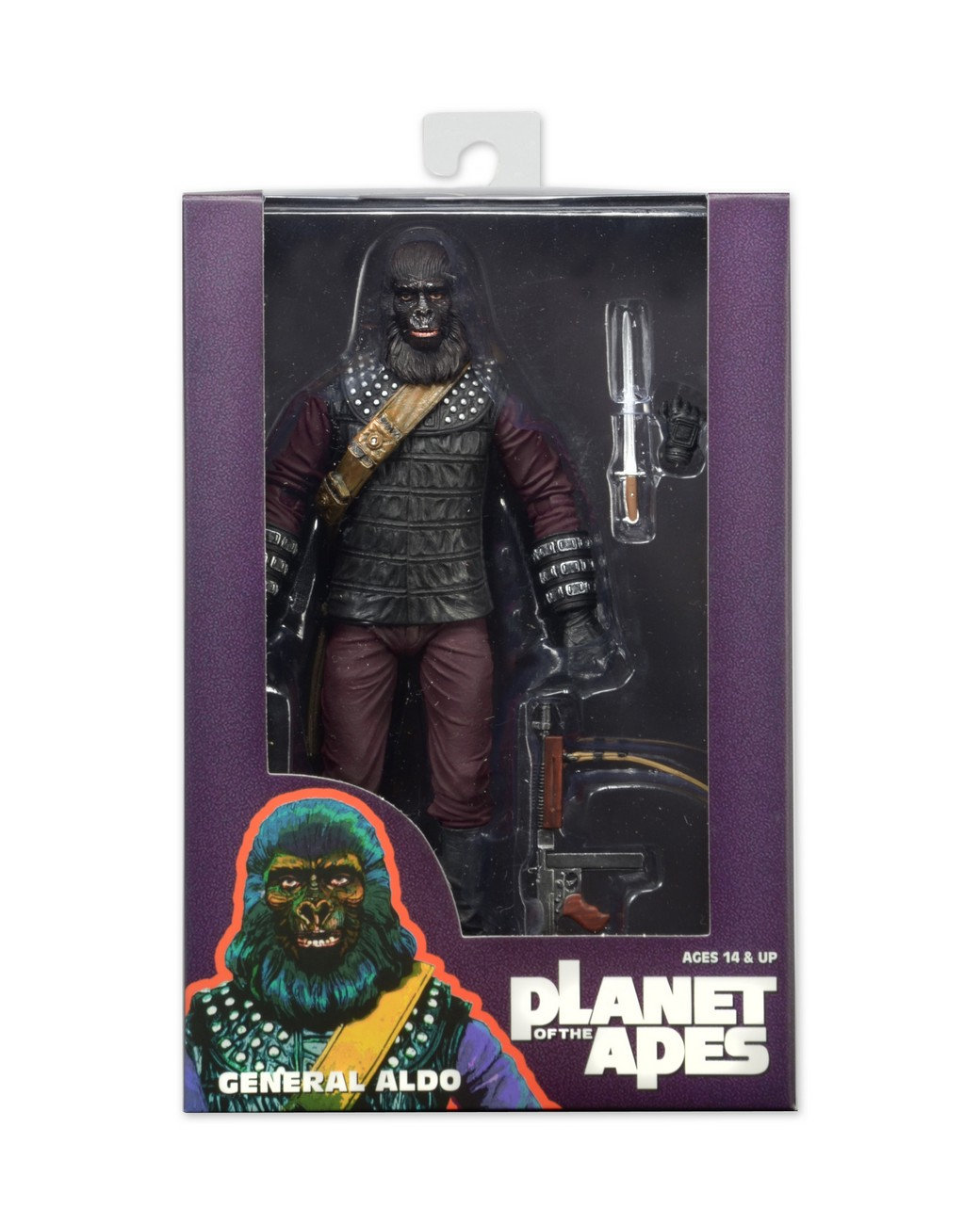 中古未開封 PLANET OF THE APES GENERAL ALDO NECA Planet of the Apes Classic Series 3 General Aldo 7